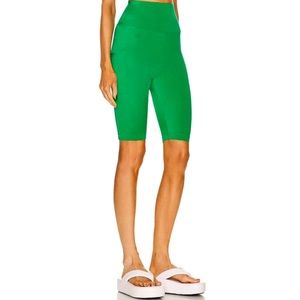 NWT Wolford Biker Short in Green, Size Small